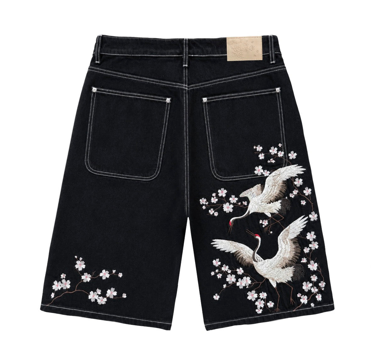 Midnight Crane Jorts