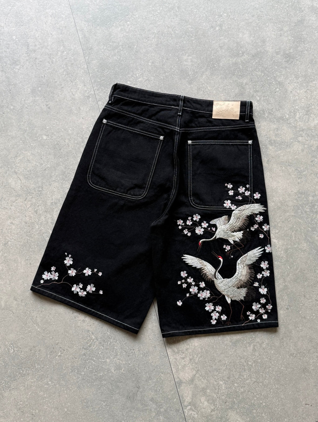 Midnight Crane Jorts