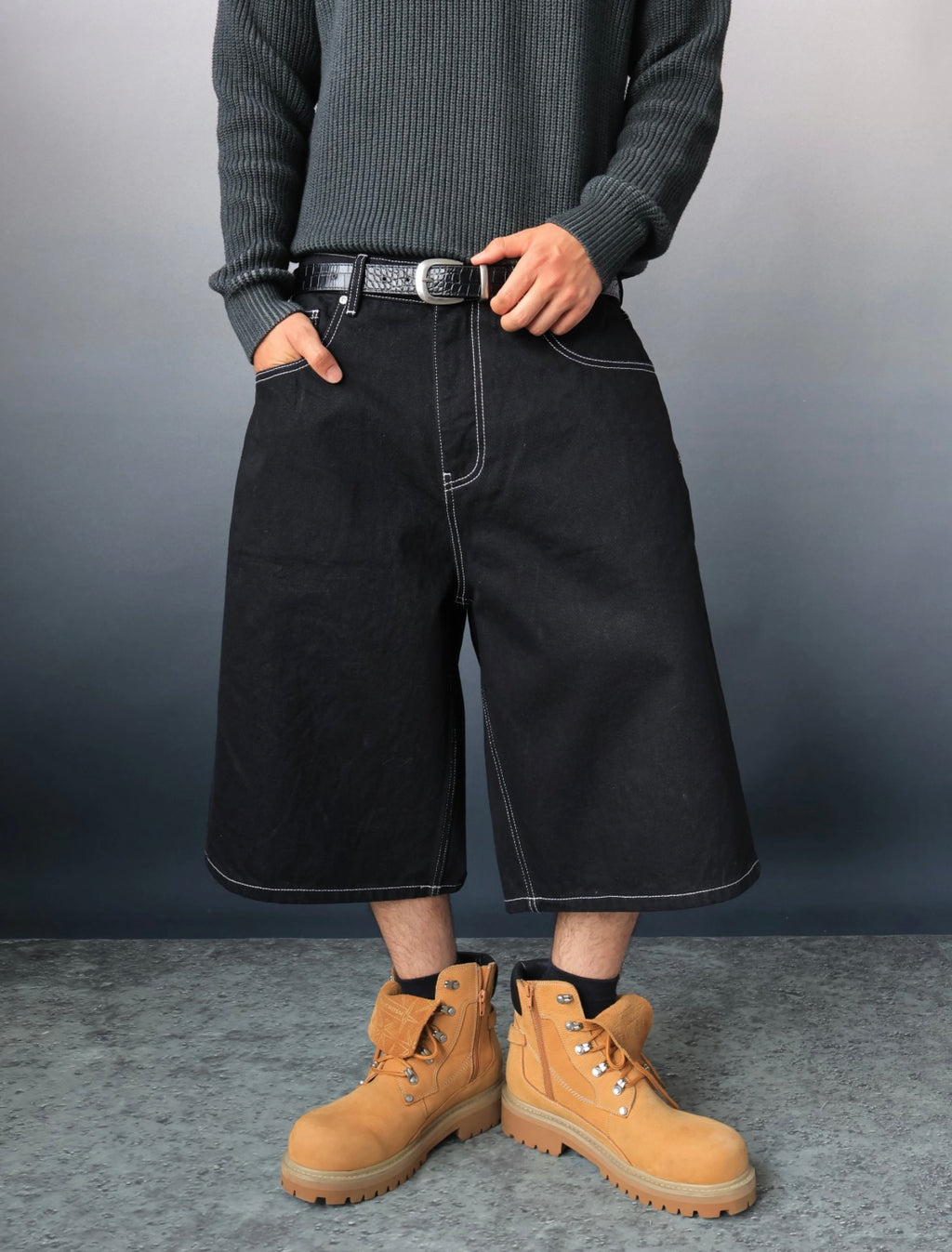 Midnight Crane Jorts