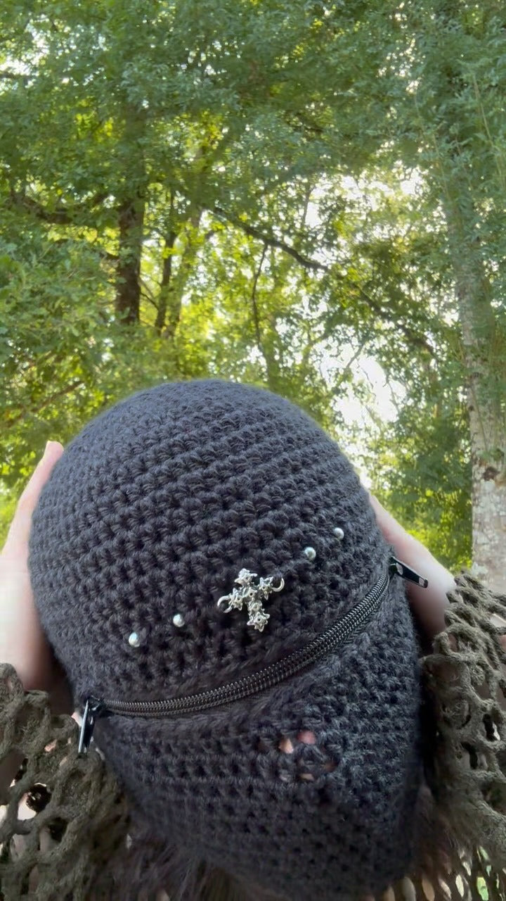 VeilZip Crochet Balaclava