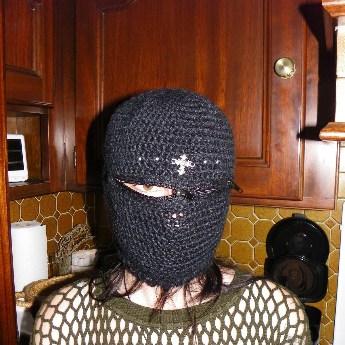 VeilZip Crochet Balaclava